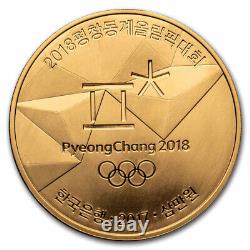 2018 1 oz Gold PyeongChang Winter Olympic Jwibulnori Proof SKU#279193