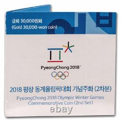 2018 1 oz Gold PyeongChang Winter Olympic Jwibulnori Proof SKU#279193