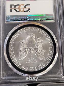 2018 MS70 PCGS 1 oz American Silver Eagle Olympic Rings. 999 set 5 Coins