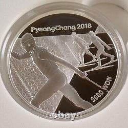 2018 Pyeongchang Korea Olympics Sets 1 & 2 Silver 15 Coins Total