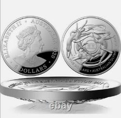 2020 Tokyo Australian Olympic Team Domed $5 1oz fine silver proof coin