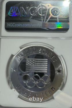 2020 Tokyo Olympic Games 1 Oz Silver Medal Us Olympic Team Ngc Pf 70 Ucam