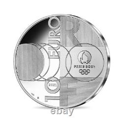 2021 France Tokyo-Paris Olympic Handover Commemoration 10 Fine Silver Coin