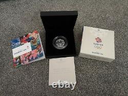 2021 Team GB 50p Silver Piedfort Coin Ltd Edt 1500 Soldout 2020 Olympics In Hand