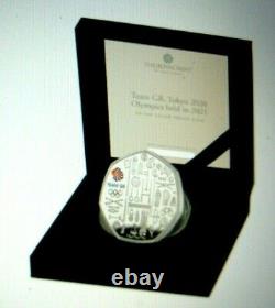 2021 Team GB Olympic Silver 50p Coin Royal Mint Ltd Edition 5,500