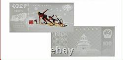 2022 Beijing Winter Olympic Commemorative Banknote Emblem Coins Set new hot