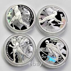 2022 China 4 Pcs of 15g Silver Coins (2nd Issue) Beijing Winter Olympic Games