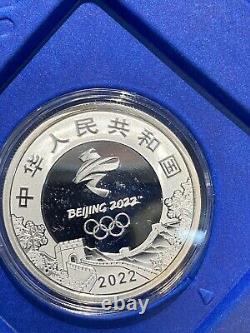 2022 China 4 Pcs of 15g Silver Coins (2nd Issue) Beijing Winter Olympic Games