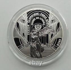 2024 Paris Olympics Heritage Series Louvre 10 22.2g silver coin