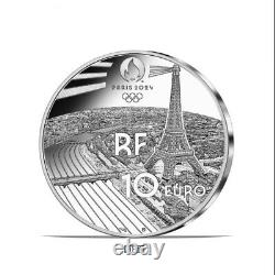 2024 Paris Olympics Heritage Series Louvre 10 22.2g silver coin