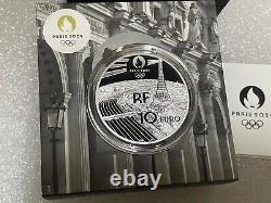 2024 Paris Olympics Heritage Series Louvre 10 22.2g silver coin