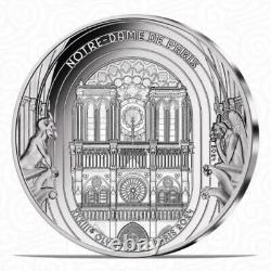 2024 Paris Olympics Heritage Series Notre-Dame of Paris 10 22.2g silver coin