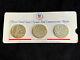 3 Sterling Us Olympic Team Commemorative Medals 1971-1972 3oz Silver Sterling
