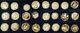 36 Olympia Silbermünzen 1996 Atlanta Welt Olymp. Spiele Pp In Schatulle