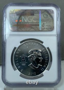 3pc Set 2010 Vancouver Canada Olympics 1oz Silver Coin Collection NGC