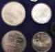 4088 1976 Canada Olympic Series Vii Silver Coin Set Two Each $5 & $10 Coins