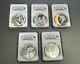 5 Coin Set 2009 Canada. 999 Silver $25 Vancouver Olympics Pf69 Ultra Cameo
