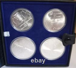 5254-57 1976 Canada Olympic Series VI Silver Coin Set Two Each $5 & $10 Coins
