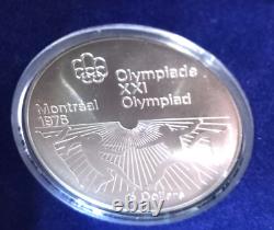 5254-57 1976 Canada Olympic Series VI Silver Coin Set Two Each $5 & $10 Coins