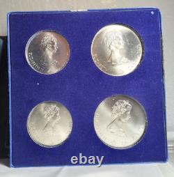 (5371-5374) 1973 Canada Olympic Series I Silver Coin Set (2) Each $5 & $10 Coins