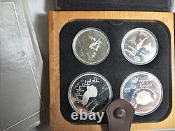 (5475) 1975 Canada Olympic Series IV Prf Silver Coin Set (2) Each $5 & $10 Coins