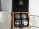 (5812) 1975 Canada Olympic Series Iv Prf Silver Coin Set (2) Each $5 & $10 Coins