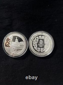 6 x 2008 Beijing Olympic Coins 1oz Silver