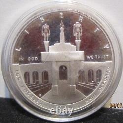7 Commemorative UNCIRCULATED 90% Silver Dollars 1984 PD&S XXIII Olympiad LA