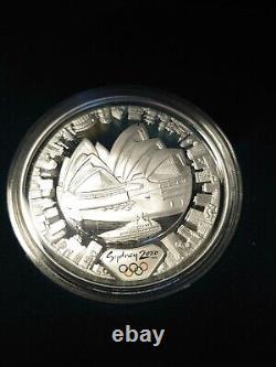 AUSTRALIA 2000 3 coins $5 Sydney Olympic 999 silver coin collection