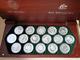 Australia. 2000 Sydney Olympics Set Of 16 Silver (1oz) $5 Proof Coins. Cased