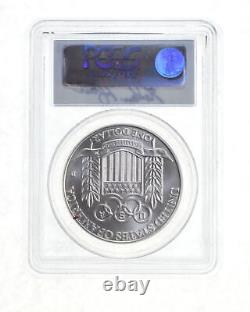 BU 1992-D Olympic Baseball Commem Silver Dollar Signed Nolan Ryan PCGS 4622