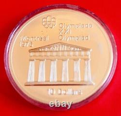 Beautiful 1976 Canadian Montreal Olympic Games Silver Coin Set -Original Box