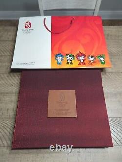 BeiJing 2008 Olympic Mascot 38 Medal Silver Coin Collectors Set. WithCert & Bag