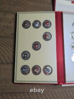 BeiJing 2008 Olympic Mascot 38 Medal Silver Coin Collectors Set. WithCert & Bag