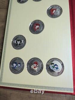 BeiJing 2008 Olympic Mascot 38 Medal Silver Coin Collectors Set. WithCert & Bag