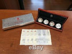 Beijing 2008 Olympic Coins Series I Silver Proof Set with Government Box & COA
