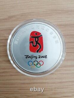 Beijing 2008 Olympic Games Mascot silver Coin & silver bar with box certificate