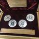 Beijing 2008 Olympics Official Commemorative Silver Coins In Box With Coa