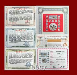 Beijing 2022 Winter Olympic Commemorative Banknote Emblem Coins Set