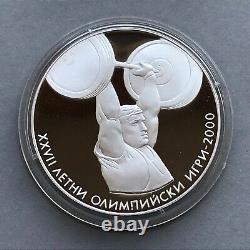 Bulgaria Silver coin 10 Leva 2000 Olympic Games Sydney Proof