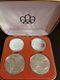 Canada 1976 Montreal Olympics 4-coin Set Series V 4.32 Tr Oz 92.5% Silver