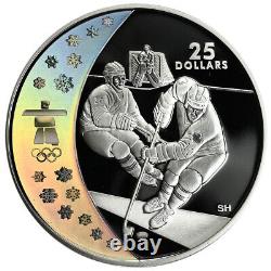 CANADA $25 2007-2009 15-Coin Sterling Silver Hologram Set'Vancouver Olympic