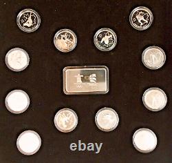 CANADA silver 13 pieces 2010 VANCOUVER OLYMPICS COIN SET