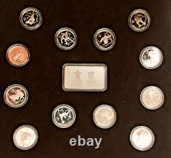 CANADA silver 13 pieces 2010 VANCOUVER OLYMPICS COIN SET