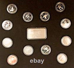 CANADA silver 13 pieces 2010 VANCOUVER OLYMPICS COIN SET