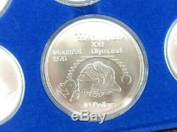 Canada 1976 Montreal Olympics 28 pcs Sterling Silver Coin Set 1020 g 29.68 Oz TR