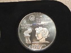 Canada 1976 Montreal Olympics Silver Proof 4 Coins Set. Series II