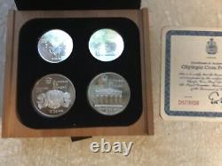 Canada 1976 Montreal Olympics Silver Proof 4 Coins Set. Series II
