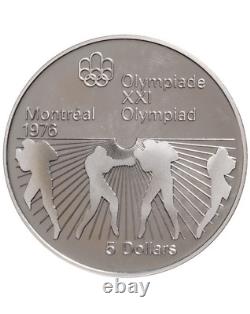 Canada 1976 Montreal Olympics Sterling Silver Proof Four-Coin Set Series VI