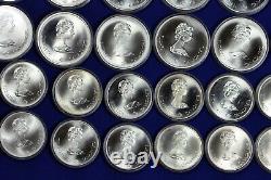 Canada 1976 Olympic Games 28 silver coins set of 5$ and 10$ (all BU coins)
